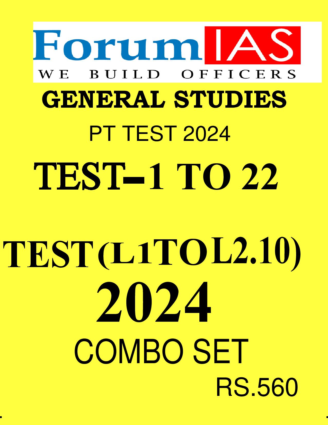 Manufacturer, Exporter, Importer, Supplier, Wholesaler, Retailer, Trader of ForumIAS General Studies Prelims Test-2024 in New Delhi, Delhi, India.
