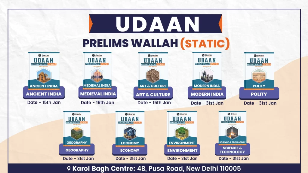 Manufacturer, Exporter, Importer, Supplier, Wholesaler, Retailer, Trader of OnlyIAS UDAAN Prelims Wallah ( Static ) 2024 ( 9-Booklets ) Combo Set English Medium (Black & White) in New Delhi, Delhi, India.