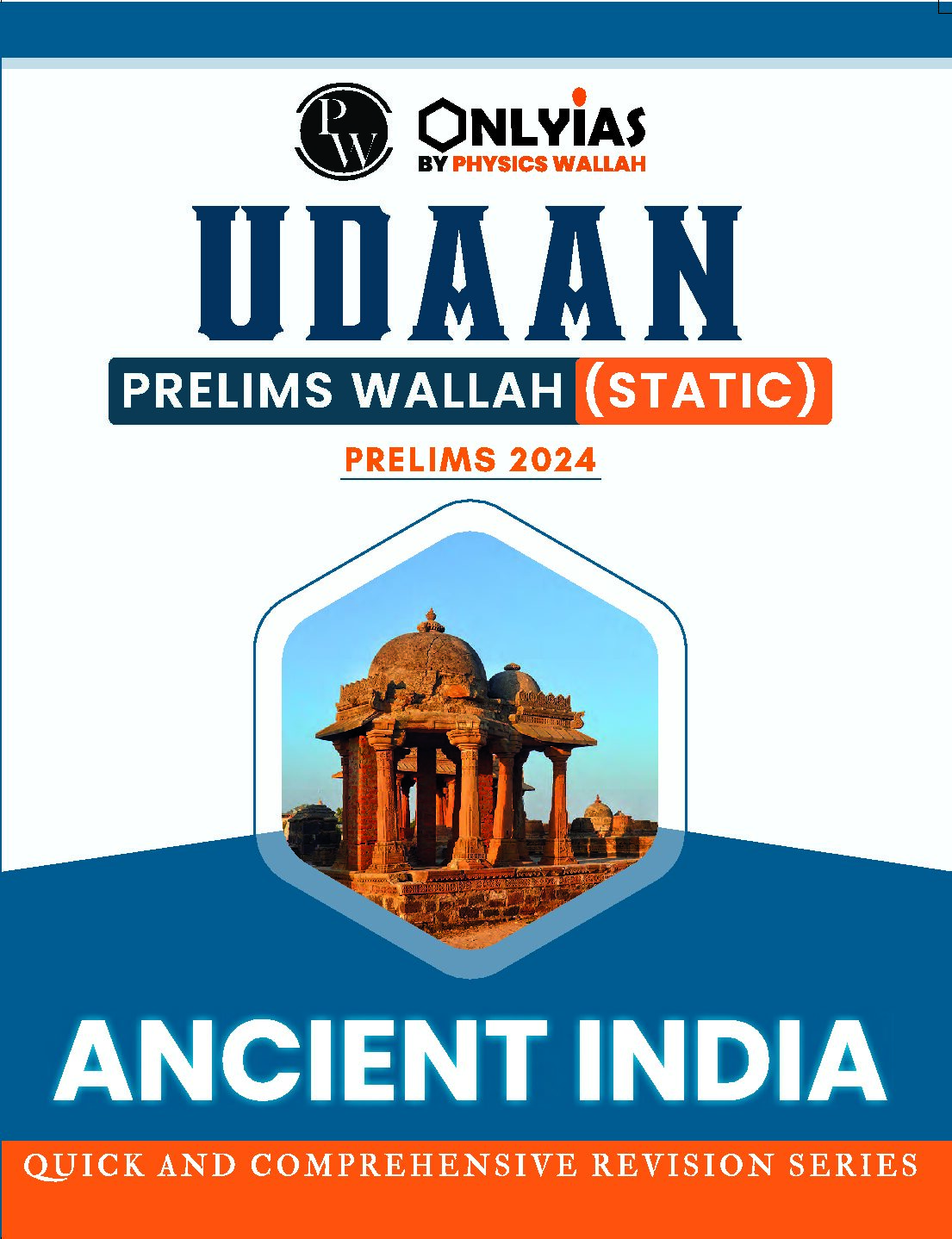 Manufacturer, Exporter, Importer, Supplier, Wholesaler, Retailer, Trader of Onlyias UDAAN Prelims Wallah (Static) 2024 Ancient India English Medium (Black & White) in New Delhi, Delhi, India.
