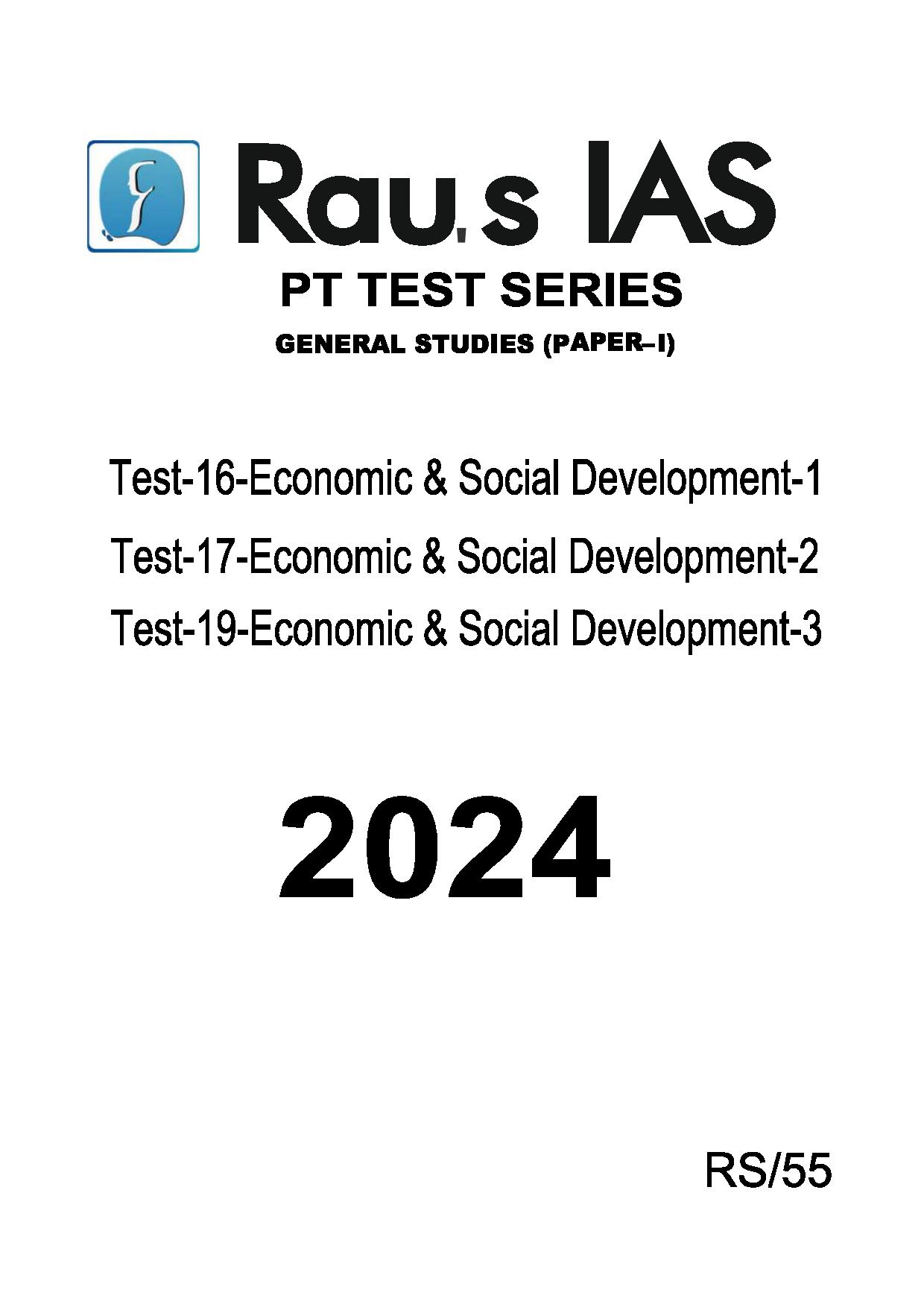 Manufacturer, Exporter, Importer, Supplier, Wholesaler, Retailer, Trader of RAU,S IAS PRELIMS TEST SERIES GENERAL STUDIES (PAPER-1) 2024 Test-16-Economic & Social Development-1-Test-17-Economic & Social Development-2-Test-19-Economic & Social Development-3 in New Delhi, Delhi, India.