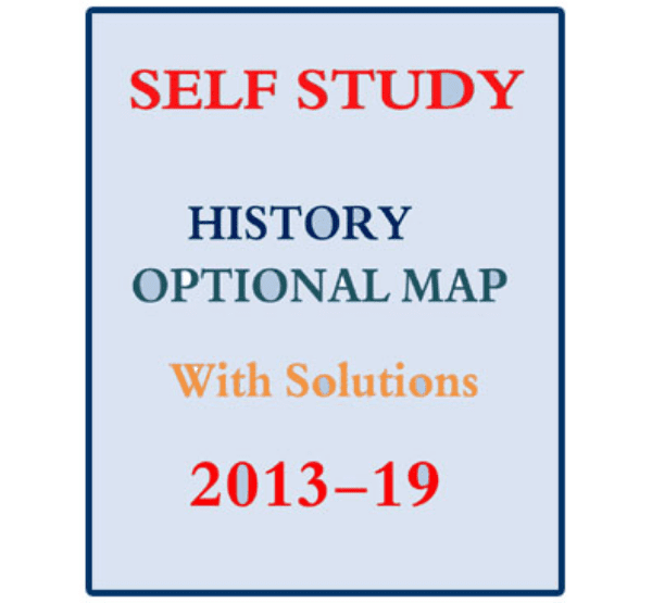 Manufacturer, Exporter, Importer, Supplier, Wholesaler, Retailer, Trader of Self Study History Optional Map With Solution 2013-19 English Medium in New Delhi, Delhi, India.
