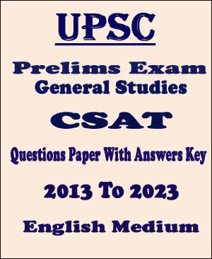 Manufacturer, Exporter, Importer, Supplier, Wholesaler, Retailer, Trader of UPSC Prelims CSAT Previous Year Questions Paper With Answer Key 2013 to 2023 English Medium in New Delhi, Delhi, India.