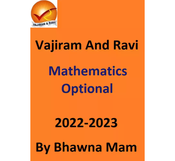 Manufacturer, Exporter, Importer, Supplier, Wholesaler, Retailer, Trader of Vajiram & Ravi Mathematics Optional Class Notes By Bhawna Mam 2022 English Medium in New Delhi, Delhi, India.