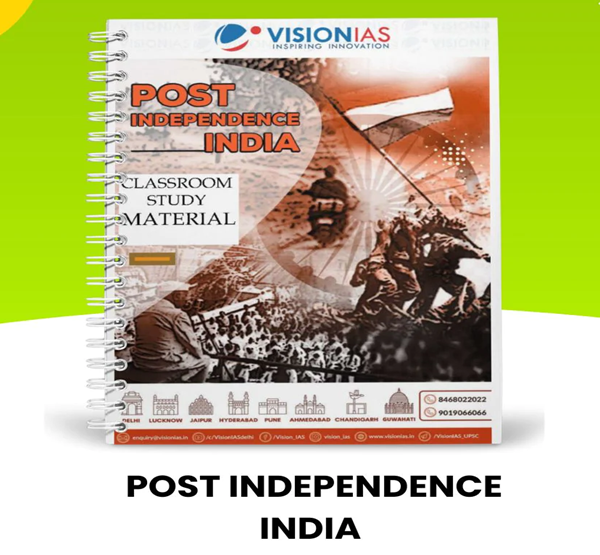 Manufacturer, Exporter, Importer, Supplier, Wholesaler, Retailer, Trader of Vision IAS Classroom Study Material Post Independence India in New Delhi, Delhi, India.