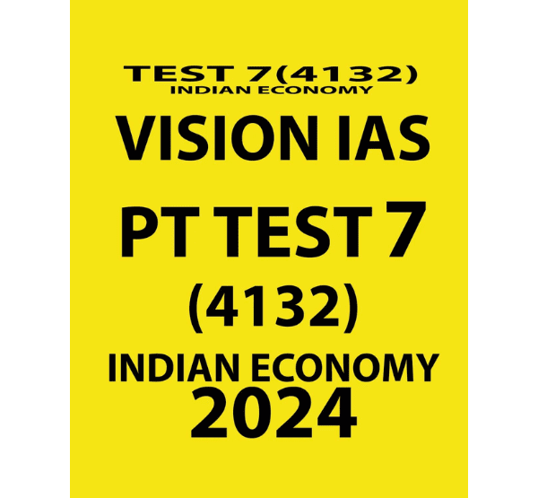 Manufacturer, Exporter, Importer, Supplier, Wholesaler, Retailer, Trader of VISIONIAS TEST-7 GENERAL STUDIES (P) 2024 - Test - 4132 India Economy English Medium (Black & White) in New Delhi, Delhi, India.