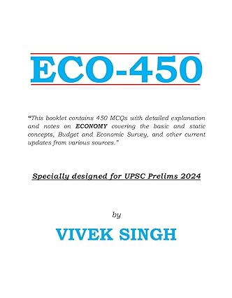 Manufacturer, Exporter, Importer, Supplier, Wholesaler, Retailer, Trader of Vivek Singh Economy ( Eco-450 MCQ ) Prelims 2024 English in New Delhi, Delhi, India.